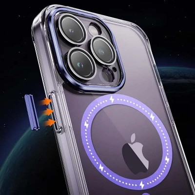 Чохол TPU+PC Colorful with MagSafe для Apple iPhone 14 Pro (6.1") Purple Чохол TPU+PC Colorful with MagSafe для Apple iPhone 14 Pro (6.1") Purple