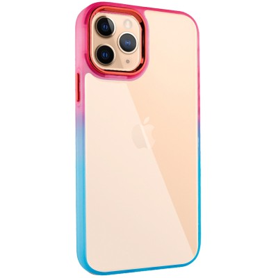 Чохол TPU+PC Fresh sip series для Apple iPhone 11 Pro (5.8") Бірюзовий / Рожевий