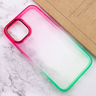 Чохол TPU+PC Fresh sip series для Apple iPhone 11 Pro (5.8") Салатовий / Рожевий