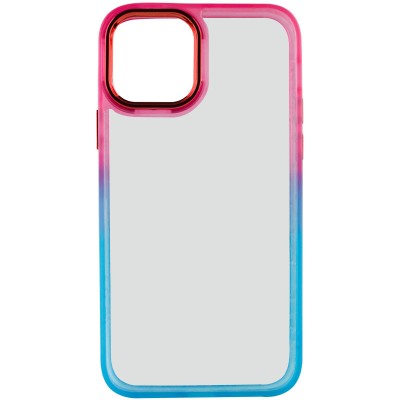 Чохол TPU+PC Fresh sip series для Apple iPhone 11 Pro Max (6.5") Бірюзовий / Рожевий