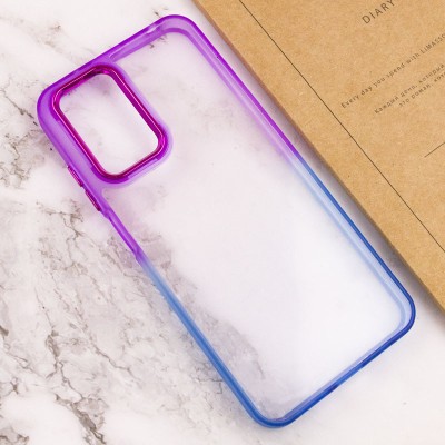 Чохол TPU+PC Fresh sip series для Xiaomi Redmi Note 10 Pro / 10 Pro Max Синій / Фіолетовий