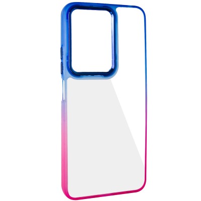 Чохол TPU+PC Fresh sip series для Xiaomi Redmi Note 13 Pro 4G / Poco M6 Pro 4G Рожевий / Синій