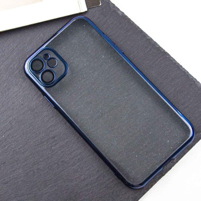 Чохол TPU+PC Glittershine для Apple iPhone 12 (6.1") Dark Blue