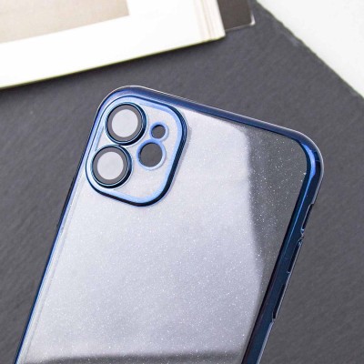Чохол TPU+PC Glittershine для Apple iPhone 12 (6.1") Dark Blue