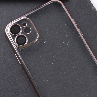 Чохол TPU+PC Glittershine для Apple iPhone 12 (6.1") Rose Gold