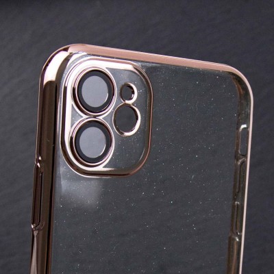Чохол TPU+PC Glittershine для Apple iPhone 12 (6.1") Rose Gold