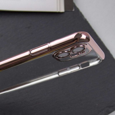 Чохол TPU+PC Glittershine для Apple iPhone 12 (6.1") Rose Gold
