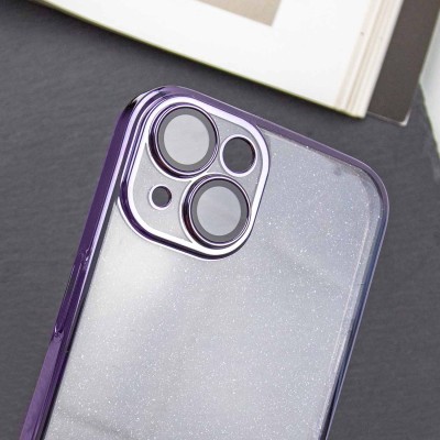 Чохол TPU+PC Glittershine для Apple iPhone 14 (6.1") Purple