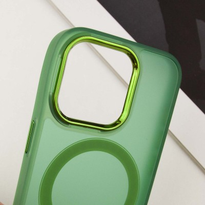 Чохол TPU+PC Lily with MagSafe для Apple iPhone 12 Pro Max (6.7") Army Green