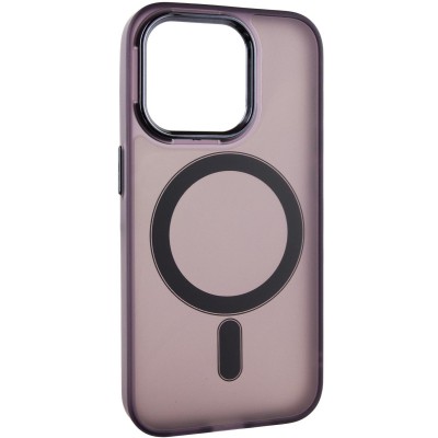 Чохол TPU+PC Lily with MagSafe для Apple iPhone 12 Pro Max (6.7") Dark Purple