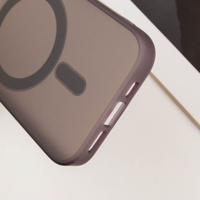 Чохол TPU+PC Lily with MagSafe для Apple iPhone 13 Pro (6.1") Dark Purple