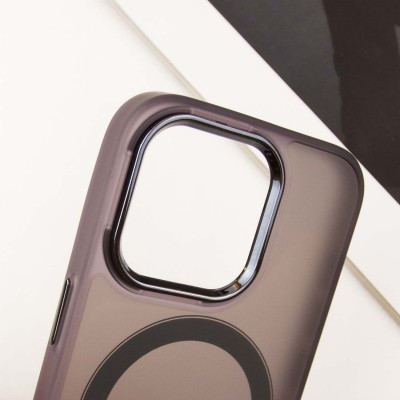 Чохол TPU+PC Lily with MagSafe для Apple iPhone 13 Pro Max (6.7") Dark Purple