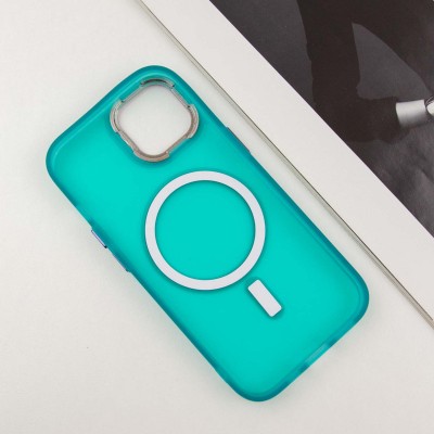 Чохол TPU+PC Lily with MagSafe для Apple iPhone 14 (6.1") Green