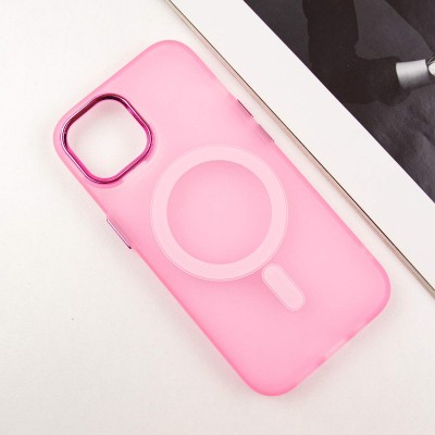 Чохол TPU+PC Lily with MagSafe для Apple iPhone 14 (6.1") Light Pink