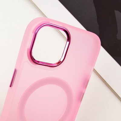 Чохол TPU+PC Lily with MagSafe для Apple iPhone 14 (6.1") Light Pink