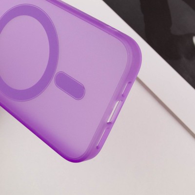 Чохол TPU+PC Lily with MagSafe для Apple iPhone 14 Pro Max (6.7") Purple