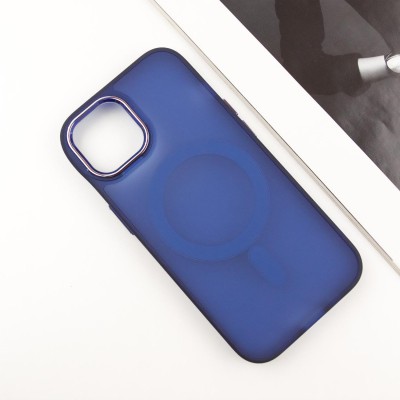 Чохол TPU+PC Lily with MagSafe для Apple iPhone 15 (6.1") Deep Navy