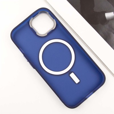 Чохол TPU+PC Lily with MagSafe для Apple iPhone 15 (6.1") Deep Navy