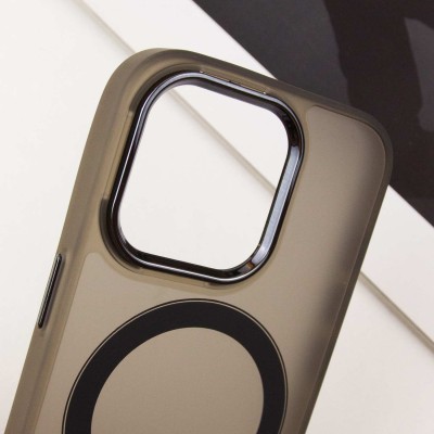 Чохол TPU+PC Lily with MagSafe для Apple iPhone 15 Pro (6.1") Dark Gray