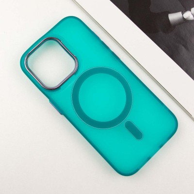 Чохол TPU+PC Lily with MagSafe для Apple iPhone 15 Pro Max (6.7") Green