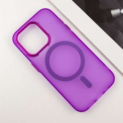 Чохол TPU+PC Lily with MagSafe для Apple iPhone 15 Pro Max (6.7") Purple