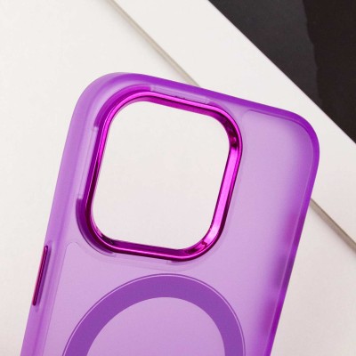 Чохол TPU+PC Lily with MagSafe для Apple iPhone 15 Pro Max (6.7") Purple