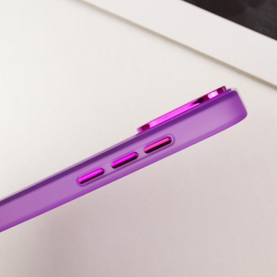 Чохол TPU+PC Lily with MagSafe для Apple iPhone 15 Pro Max (6.7") Purple
