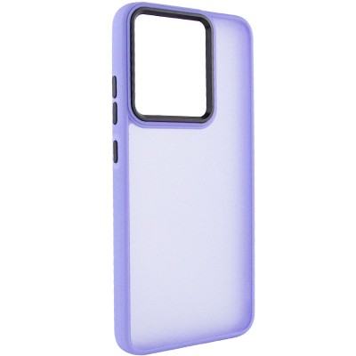 Чохол TPU+PC Lyon Frosted для Motorola Moto E40 Purple