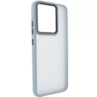 Чохол TPU+PC Lyon Frosted для Motorola Moto E40 Sierra Blue