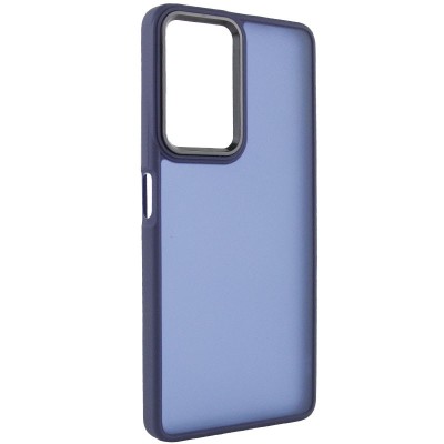Чохол TPU+PC Lyon Frosted для Oppo A57s / A77s Navy Blue Чохол TPU+PC Lyon Frosted для Oppo A57s / A77s Navy Blue