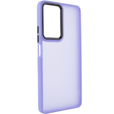 Чохол TPU+PC Lyon Frosted для Realme C33 Purple Чохол TPU+PC Lyon Frosted для Realme C33 Purple