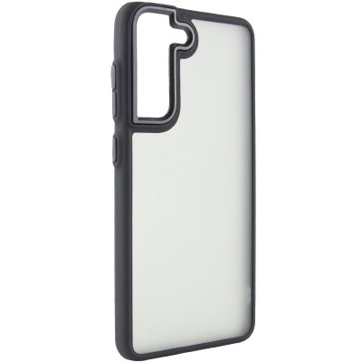 Чохол TPU+PC Lyon Frosted для Samsung Galaxy S21 FE Black