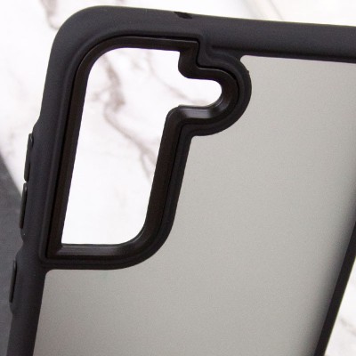 Чохол TPU+PC Lyon Frosted для Samsung Galaxy S21 FE Black