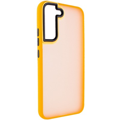 Чохол TPU+PC Lyon Frosted для Samsung Galaxy S21 FE Orange