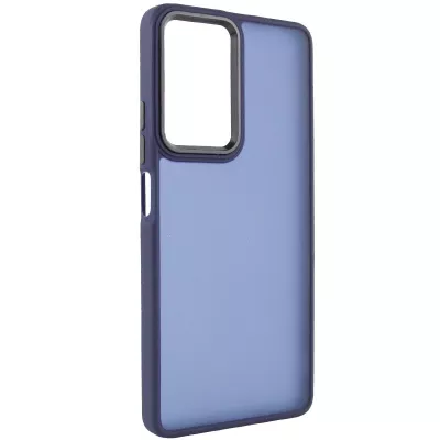 Чохол TPU+PC Lyon Frosted для Xiaomi Poco F5 Pro Navy Blue