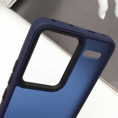 Чохол TPU+PC Lyon Frosted для Xiaomi Redmi Note 13 Pro+ Navy Blue