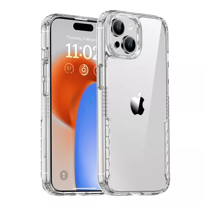 Чохол TPU+PC Multi-Color для Apple iPhone 15 (6.1") Clear