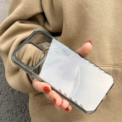 Чохол TPU+PC Multi-Color для Apple iPhone 15 Plus (6.7") Grey