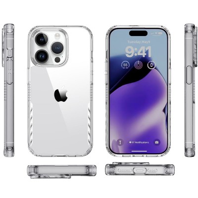 Чохол TPU+PC Multi-Color для Apple iPhone 15 Pro Max (6.7") Clear Чохол TPU+PC Multi-Color для Apple iPhone 15 Pro Max (6.7") Clear