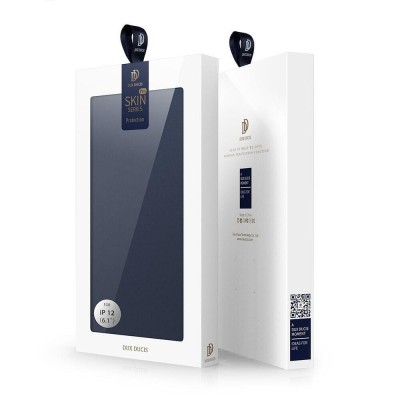 Чохол-книжка Dux Ducis з кишенею для візиток для Apple iPhone 15 (6.1") Синій