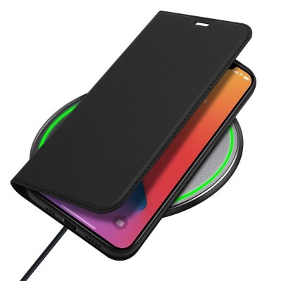 Чохол-книжка Dux Ducis з кишенею для візиток для Apple iPhone 15 Pro (6.1") Чорний