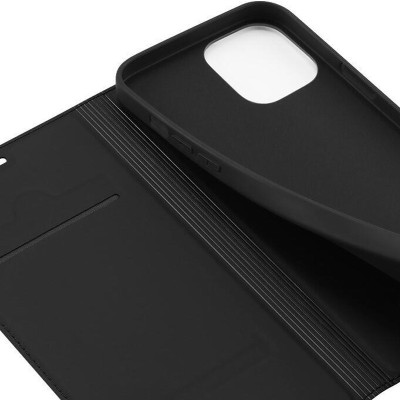 Чохол-книжка Dux Ducis з кишенею для візиток для Apple iPhone 15 Pro (6.1") Чорний