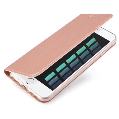 Чохол-книжка Dux Ducis з кишенею для візиток для Apple iPhone 7 / 8 / SE (2020) (4.7") Rose Gold