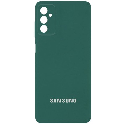 Чехол Silicone Cover Full Camera (AA) для Samsung Galaxy A04s Зеленый / Pine green