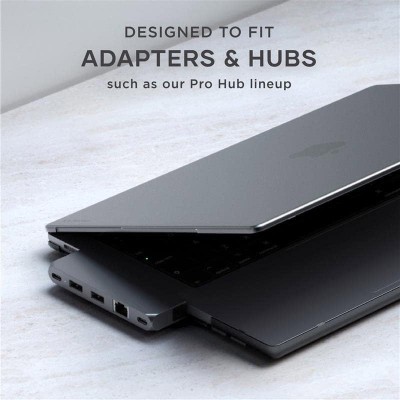 Чохол-накладка Clear Shell для Apple MacBook Pro 16.2" (A2485/A2780) Чорний