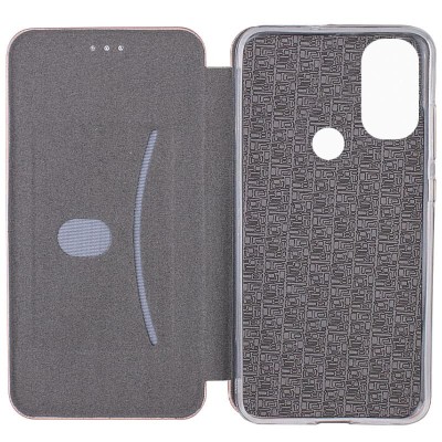 Шкіряний чохол (книжка) Classy для Motorola Moto E40 Rose Gold