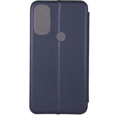Шкіряний чохол (книжка) Classy для Motorola Moto E40 Темно-синій