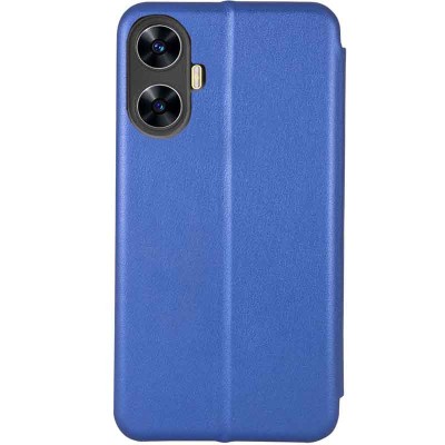 Шкіряний чохол (книжка) Classy для Realme C55 Синій