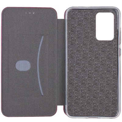 Шкіряний чохол (книжка) Classy для Samsung Galaxy S21 FE Бордовий
