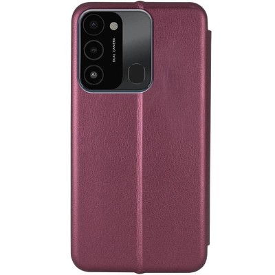 Шкіряний чохол (книжка) Classy для Tecno Spark Go 2022 (KG5m) Бордовий